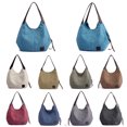 thumbnail image 3 of Women Canvas Shoulder Bag Handbag Multi-pockets Vintage Totes Hobo Bags, 3 of 7