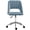 Sky Blue, variant on Vinsetto Armless Office Chair Swivel Computer Desk Chair, Blue