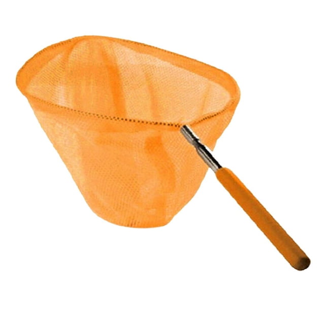 Canne Extensible pour Enfants Papillon Poisson en Maille - Orange, 20 cm