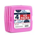 thumbnail image 1 of Refroidisseurs Cool par Fit + Fresh, Blocs Réfrigérants Minces Réutilisables et Durables, Ajout Parfait à Votre Boîte à Lunch, Accessoires de Camping, Sac à Lunch Isolé, Sac à Dos Glacière de Plage et Plus, Lot de 4, 1 of 5