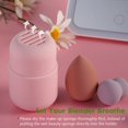 thumbnail image 3 of Makeup Sponge Holder, Cosmetic Blender Silicon Travel , Makeup Puff Ball Carrying Box (Not Including Cosmetic Eggs), 3 of 9