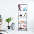 thumbnail image 3 of Storage Rack,Multi Layer Standing Bookcase Bookshelf Storage Shelf Streamlined Design, 3 of 8