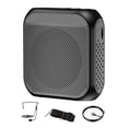 thumbnail image 1 of Voice Amplifier 2200mAh Megaphone Speaker Personal Voice Amplifier for Classroom Black, 1 of 9