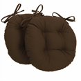 thumbnail image 2 of Coussins de Chaise Ronds Capitonnés en Sergé Uni de 16 Po (Ensemble de 2), 2 of 4