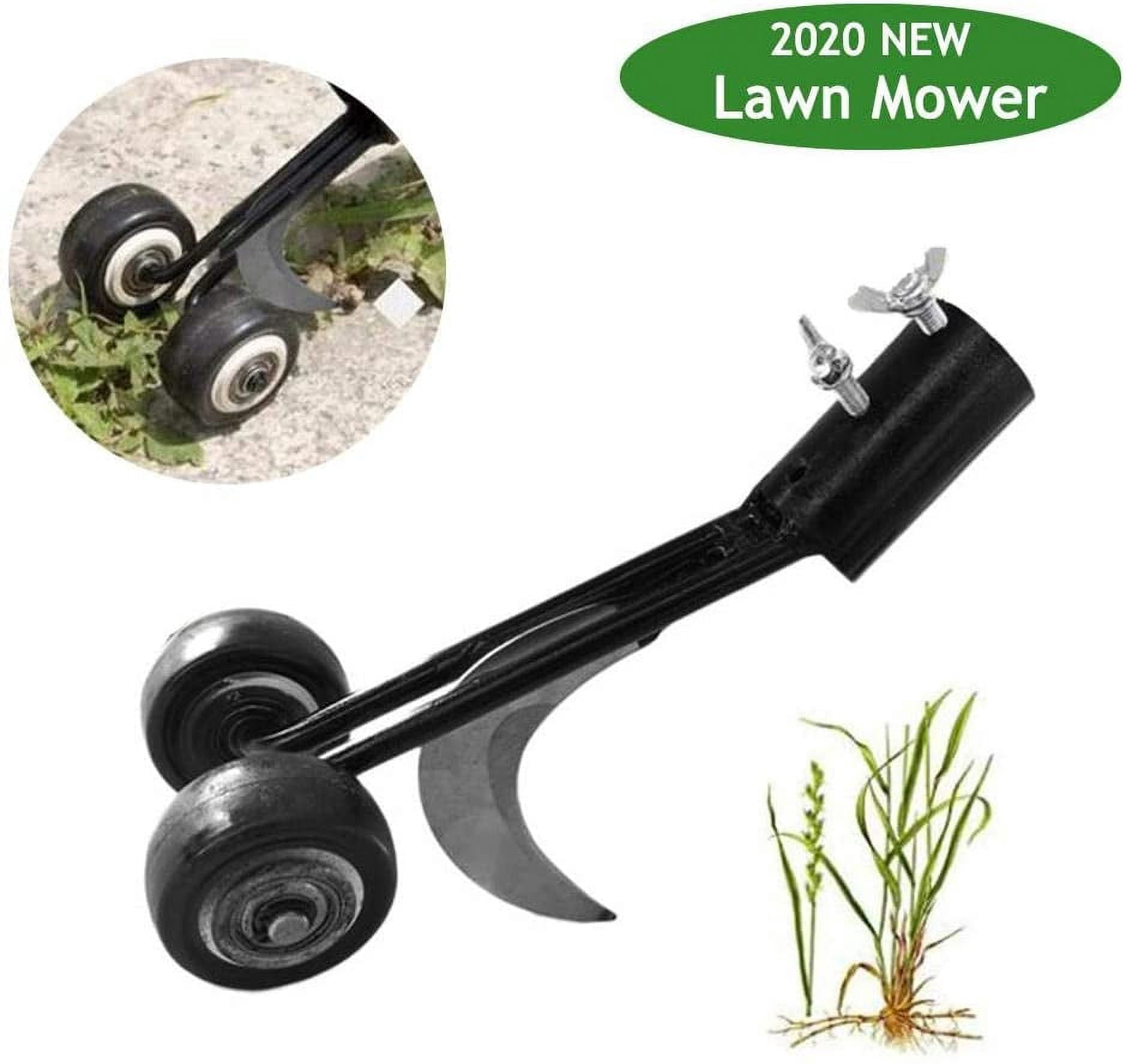Lawn Mower & Weed Extractor, Dual-Wheel Weed Snatcher for Effortless Yard Work 2-in-1 Garden Marvel