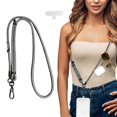 thumbnail image 2 of Phone Lanyard Crossbody with A Phone Tabs Adjustable Antitheft Phone Strap for All Phones Metal Buckles Universal Cell Phone Neck Lanyard for Women and Men, 2 of 5