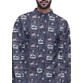 thumbnail image 4 of Atasi Long Sleeve Kurta Printed Button Down Asymmetric Designer Kurta For Boys, 4 of 5