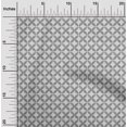 thumbnail image 1 of oneOone Silk Tabby Fabric Floral & Chevron Block Printed Craft Fabric BTY 42 Inch Wide, 1 of 4
