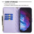 thumbnail image 3 of Samsung Leather Case Card Holder for Samsung Galaxy S23 Ultra wallet Case Cover - Purple, 3 of 5