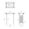 thumbnail image 4 of Vita Classic Fairfield Arbor, White Vinyl , VA84226, 4 of 6
