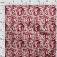 thumbnail image 3 of oneOone Viscose Chiffon Dark Rose Brown Fabric Abstract Craft Projects Decor Fabric Printed By The Yard 42 Inch Wide, 3 of 4