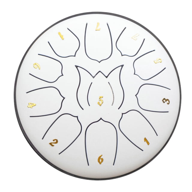 Birdeem 6-Inch 11 Tone Childrens Hand Drum Forget Worry Drum Adult Hand Disc Drum