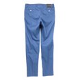 thumbnail image 2 of Marco Pescarolo Men's Blue Napoli Slim80 Pants & Capri - 37, 2 of 2