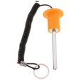 thumbnail image 3 of jinwen Weight Stack Pin Accessories Multipurpose Stainless Steel Weight Machine Pin Orange 10x80mm, 3 of 9
