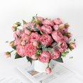 thumbnail image 4 of 1Pcs Realistic Simulation Peony Ornamental DIY Table Centerpieces Faux Silk Flower Home Decor, 4 of 10