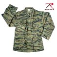 thumbnail image 2 of Rothco Vintage Vietnam Fatigue Shirt Rip-Stop - Tiger Stripe Camo, Small, 2 of 2