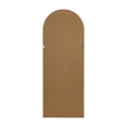 thumbnail image 5 of Hometrends Miroir Aluminum Curb , Pleine Longueur, 22x58 po., Miroir à Bord Supérieur Arqué, Finition Noir Brossé, Miroir de Décoration d'Intérieur, avec Cadre. À Accrocher ou à Poser Contre le Mur., 5 of 5