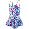 thumbnail image 3 of YOUSNH Maillot de Bain à Écailles de Poisson pour Filles Robe pour Filles Source Thermale Maillot de Bain pour Enfants Ensemble Bikini pour Enfants Rouge 4-5 Ans, 3 of 4