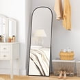 thumbnail image 2 of HOMCOM 64"x20" Full Length Mirror, Free Standing or Wall Mounted, Black, 2 of 10