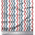 thumbnail image 1 of Soimoi Rayon Fabric Waves Artistic Print Fabric by Yard 56 Inch Wide, 1 of 3