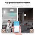 thumbnail image 3 of Tuya Zigbee 24G Human Presence Beam Detector Person High Precision Rader Detection Motion Static Sensors,1 * Human presence sensor 1 * Charging cable,White, 3 of 6