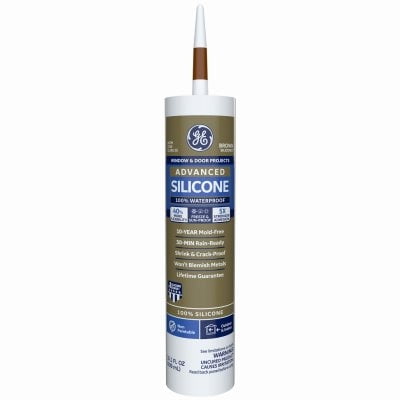 Advanced Silicone 2 Window & Door Sealant, Brown, 10.1-oz. -2813701