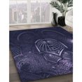 thumbnail image 3 of Ahgly Company Tapis d'Intérieur Lavables à la Machine pour la Zone de la Pervenche Profonde, 6' x 9', 3 of 7