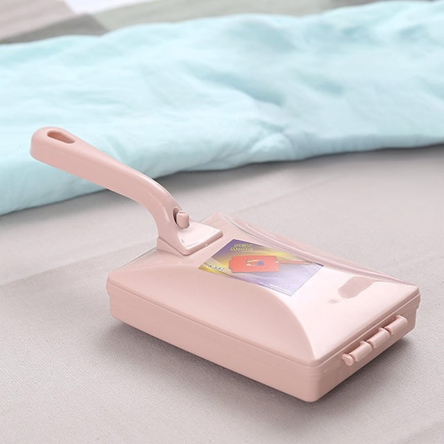 EGNMCR Household Double Roller Dusting Brush Carpet Cleaning Vacuum Brush Multifunction Clothes Delinting Brush Bed Sweeper Brush Roller Dusting Brush
