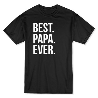 Meilleur Papa de Tous les Temps T-shirt Noir Cool pour la Fête des Pères pour Homme