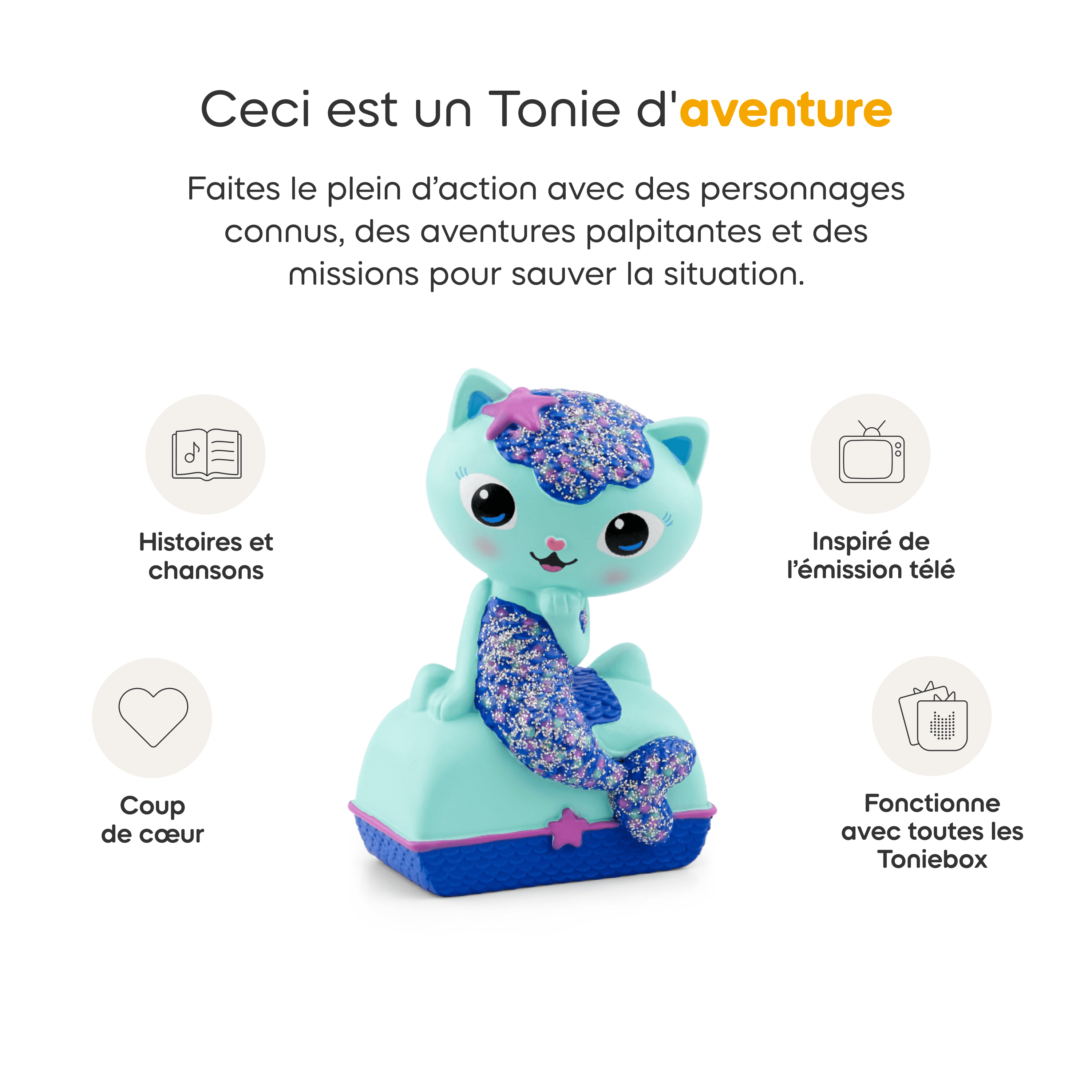 tonies La maison de Gabby : Marine Tonie Figurine (French)