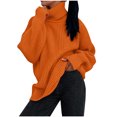 thumbnail image 2 of Wolfast Chandails à Col Montant pour Femmes Chandail Mode Couleur Col Haut Pull Tricoté Grand Col Rond Tricoté, 2 of 9