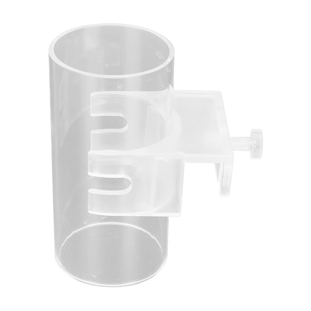 Fish Feeding Floating Food Dish, Practical Fixed Point Feeding Adjustable Aquarium Fish Food Feeder Tube Transparent Acrylic For Aquarium Feeding Accessories