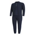 thumbnail image 4 of Mens Long Sleeve Outfits Stand Collar Sweatshirt Top and Sweatpants Tracksuit Set, 4 of 9