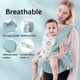 thumbnail image 2 of Multifunctional Newborn Baby Carrier Sling Wrap Versatile Backpack Front Back, 2 of 9