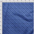thumbnail image 4 of oneOone Tissu Rayonne Bleu Moyen Abstrait Matériel de Robe Tissu Imprimé Tissu au Mètre 56 Pouces de Large, 4 of 4
