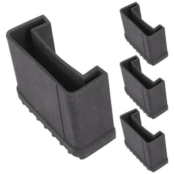 CUITING 4 Pcs Coussinets de Pieds d'Échelle Utiles Antidérapants Pièces d'Échelle en Caoutchouc pour la Maison