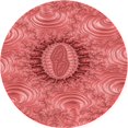 thumbnail image 1 of Ahgly Company Machine Washable Indoor Round Transitional Red Area Rugs, 3' Round, 1 of 7