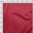thumbnail image 2 of oneOone Silk Tabby Fabric Floral Block Print Sewing Fabric BTY 42 Inch Wide, 2 of 4