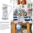 thumbnail image 3 of Rustic Metal Flower Bucket Farmhouse Flower Vases French Buckets Decorative Milk Can, 3 of 4
