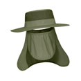thumbnail image 2 of Wide Brim Bucket Hat Polyester Fisherman Visor for Vocation Outdoors Fishing Style, 2 of 8
