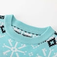 thumbnail image 4 of Chandails de Noël Garçons Filles Chandail à Manches Longues en Tricot Col Rond Chandail pour Enfants Chandail de Noël Laid Hauts 3-8 Ans (5 Ans, Rouge 02), 4 of 6