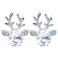thumbnail image 1 of XZNGL Crystal Rings Mens Rings Crystal Gemstone Antler Earrings Three-Dimensional Antlers Earrings, 1 of 1