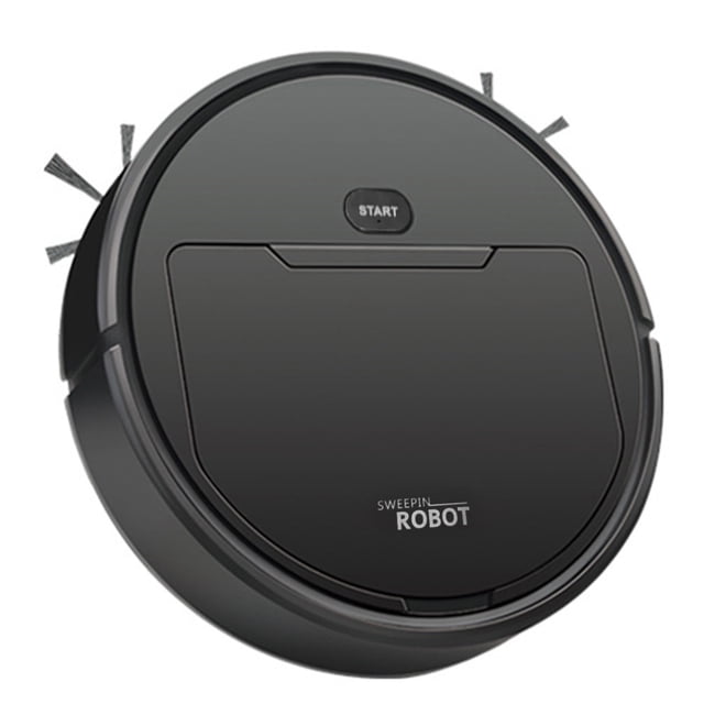 Robot Mops for Floor Cleaning Intelligent Sweeping Robot, 26x26x7cm Household Three-in-One Sweeping Suction Mopping Sweeping Robot with Smart Sensor