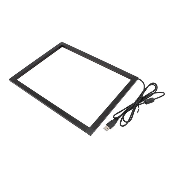 Infrared Touch Frame, Interactive IR Touch Screen Overlay with USB Interface, Plug & Play Infrared Touch Overlay for Touch Monitor, Interactive White Board, Kiosks, Digital Signage