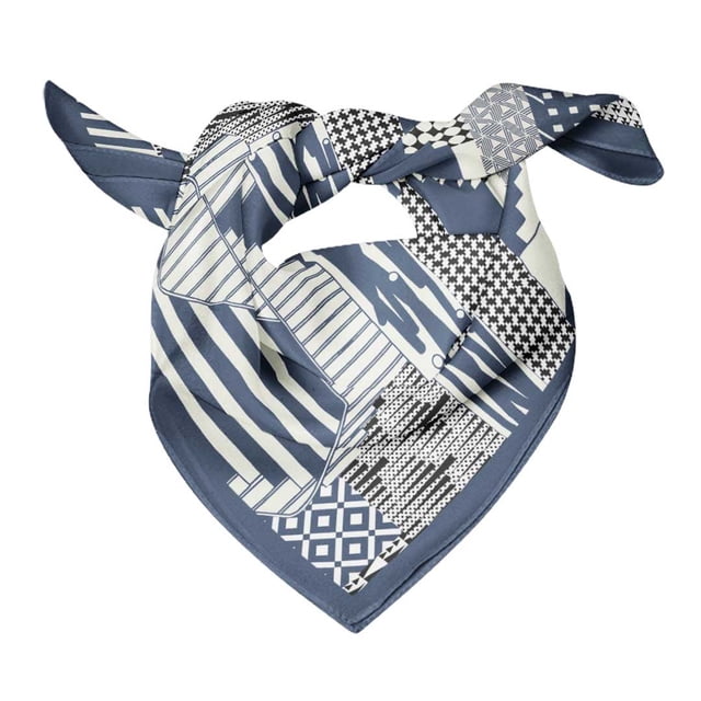 Bimba Cotton Voile Rectangular Printed Scarf Women Wrap Bandanas-40 x 80 Inches