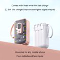 thumbnail image 3 of pitrice Transparent Mini Power Bank Kit Portable Fast Charging For21700 DIY Kit 10000mAh Power Bank Case black, 3 of 6