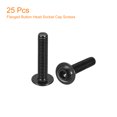 thumbnail image 3 of Unique Bargains Flanged Button Head Socket Cap Screws, 25 Pack M6x30mm 304 Stainless Steel Bolts, 3 of 5