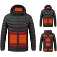 thumbnail image 1 of CEHVOM Outdoor Warm Clothing Heated For Riding Skiing Fishing Charging Via Heated Coat, 1 of 7