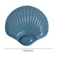 thumbnail image 3 of TopLLC Kitchen Gadgets Shells Shape Plates Impregnable Dinner Plates Dishwasher Microwave Safe Plastic Plates Reusable Lightweight Plates For Kitchen Or Camping 7.1x7.5 Inches Dinner plate, 3 of 6