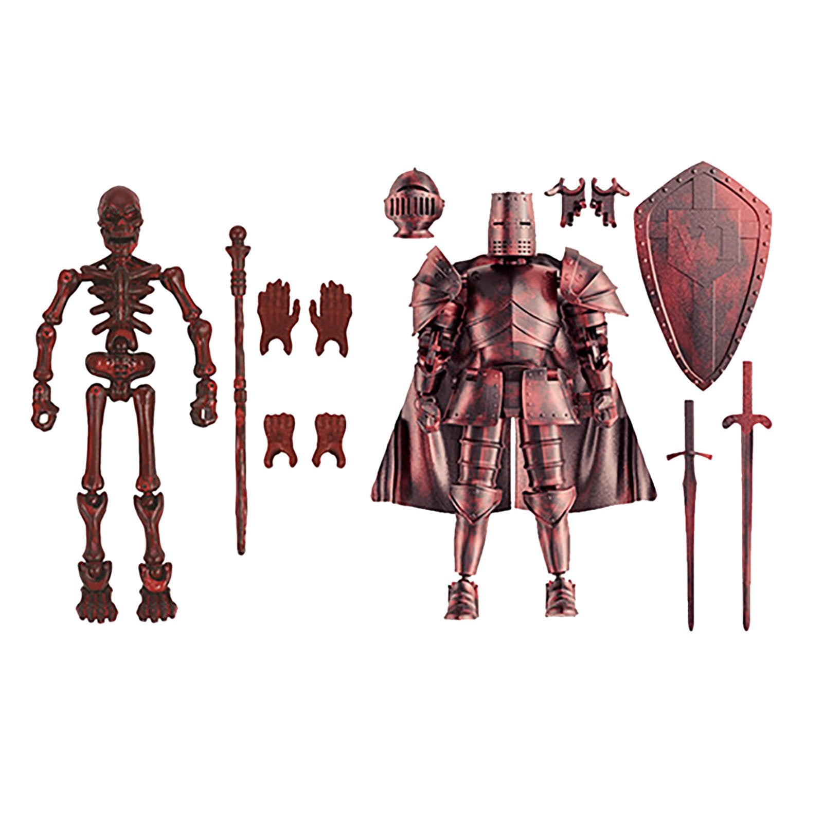 Action Figure Set Skeleton Action Figures Action Figures Dummy Collectible Action Figure（Assembly Required）